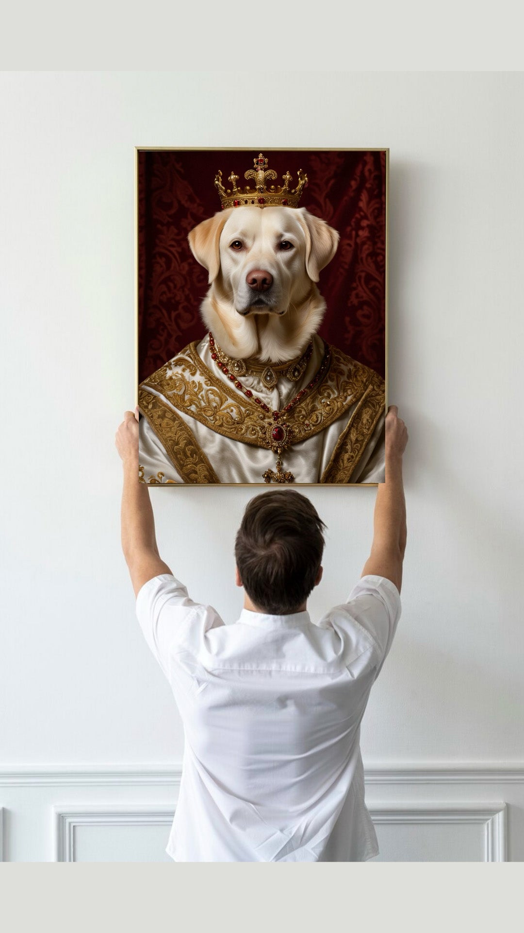 đ Custom Royal Pet Portrait â Renaissance Style Digital Artwork