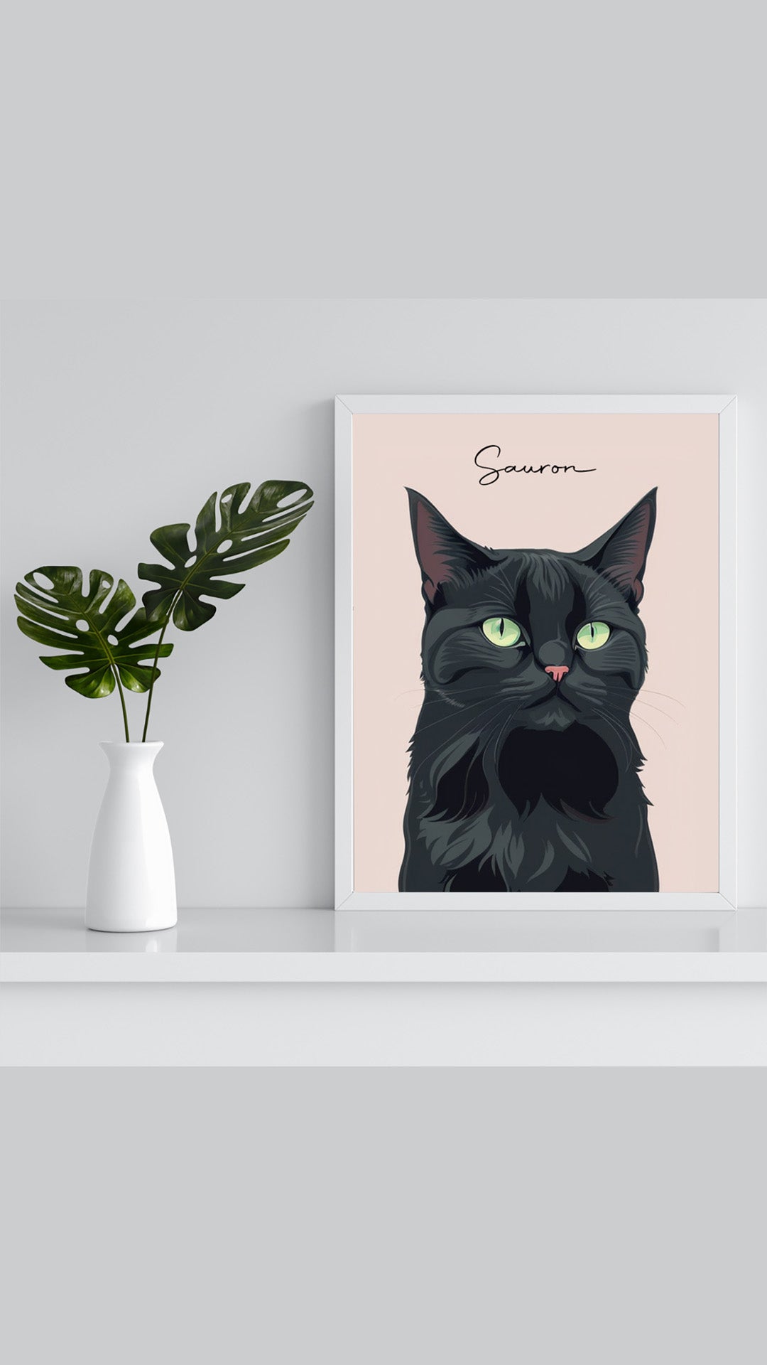🐶 Custom Pet Illustration from Your Photo – Personalized Digital Portrait