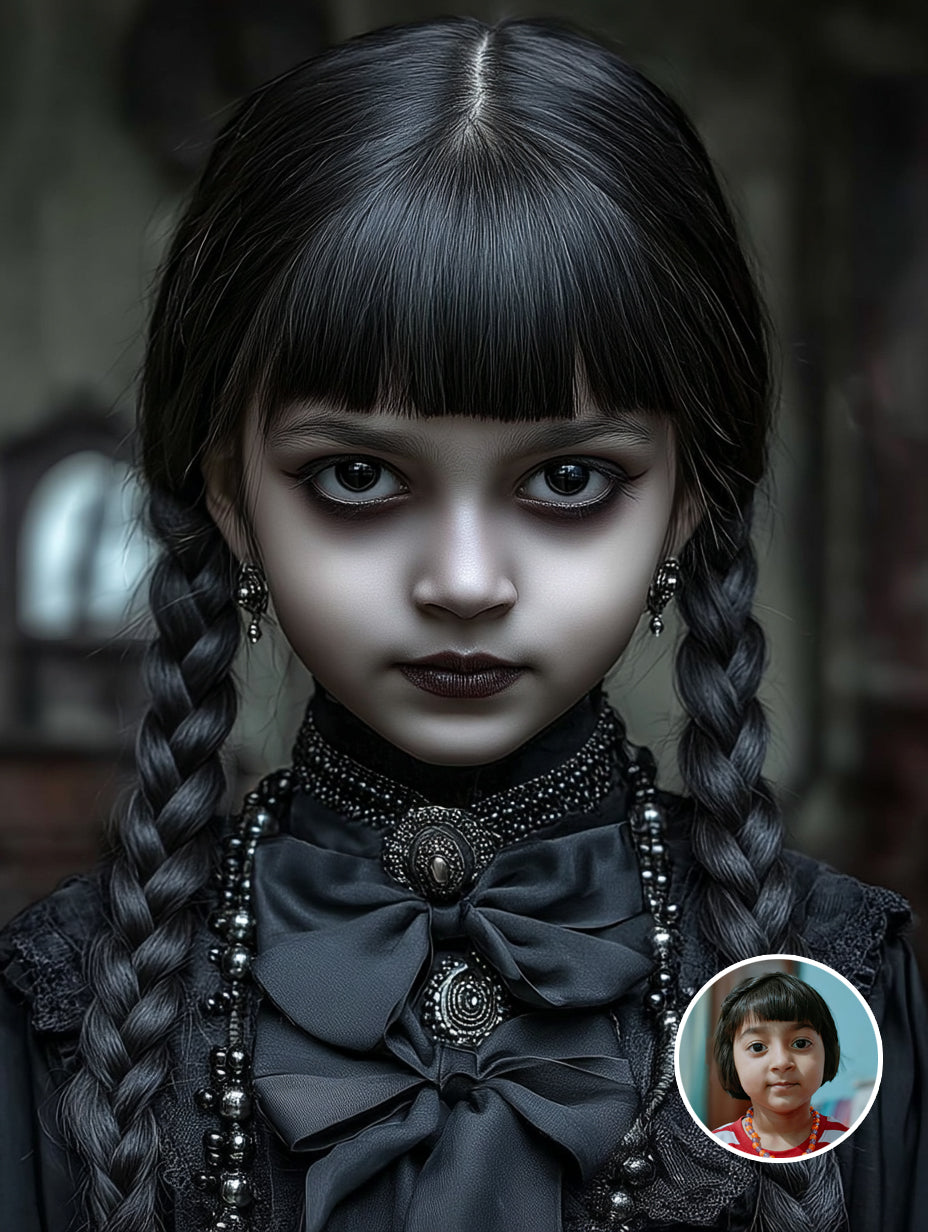 🎃 Custom Halloween Portrait from Your Photo – Vampire, Witch, Zombie, or Ghost 🕸️