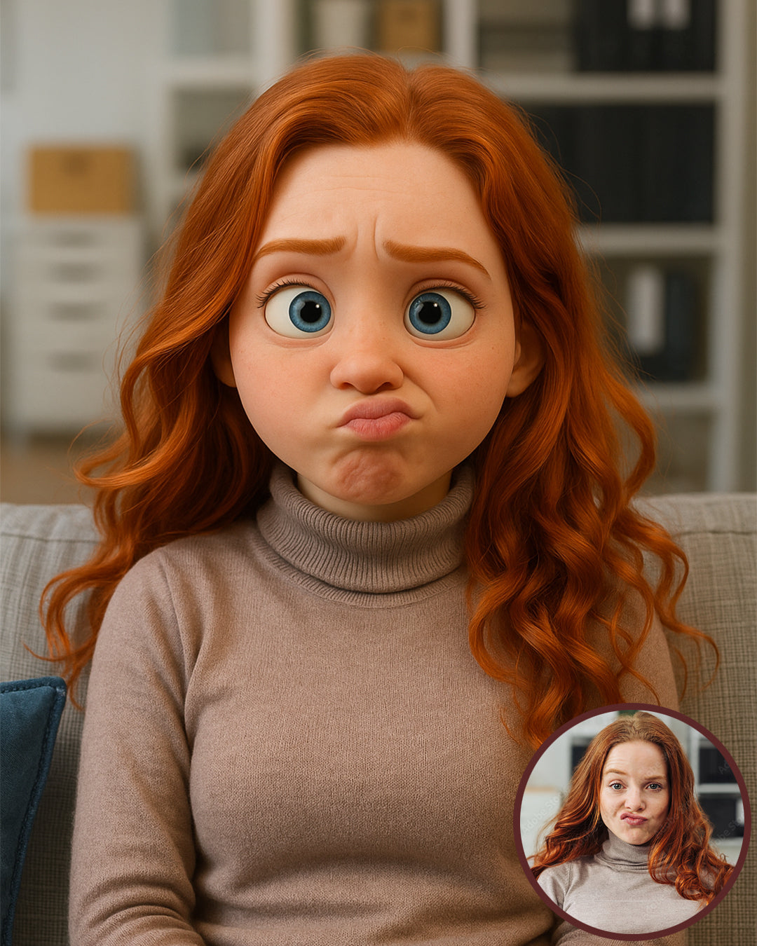 🎬 “Pixar-Style” 3D Animated Portrait from Your Photo (Couples • Families • Pets) – Digital Download